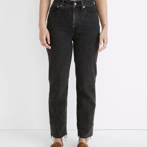 Madewell The Curvy Perfect Vintage Straight Jean in Lunar Wash Size 28